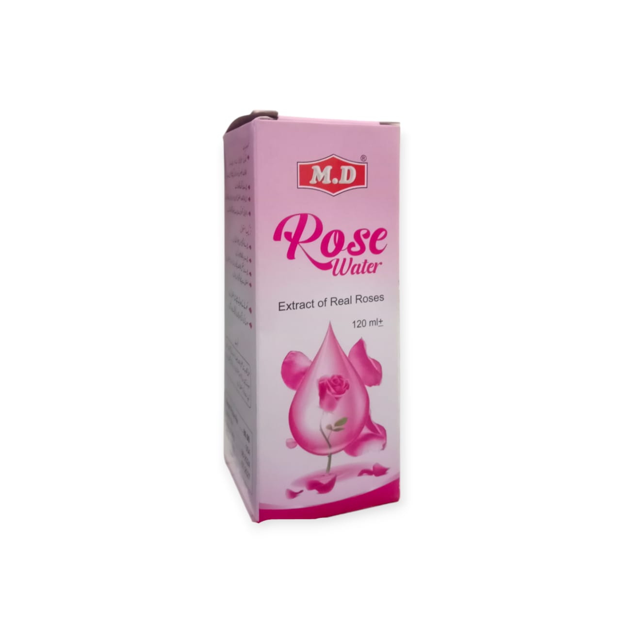 MD ROSE WATER 120ML 